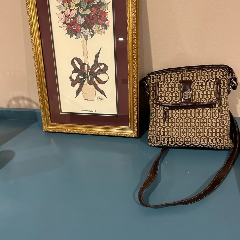 Crossbody Patterned Bag-Giani Bernini-Tough looking bag! Gorgeous strong